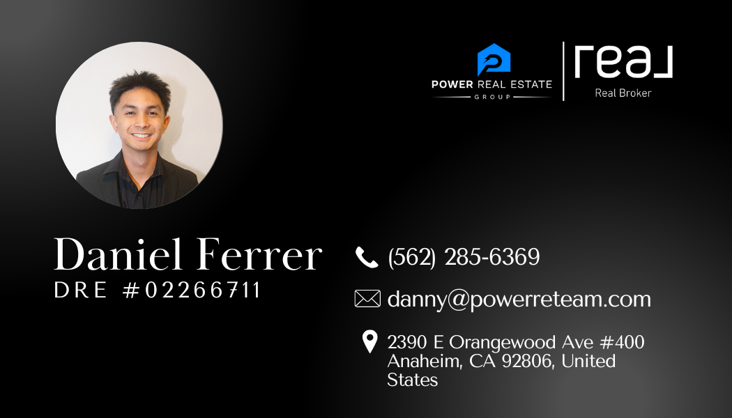 Danny's business card